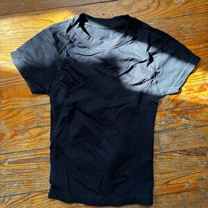 Black Compression Workout Shirt